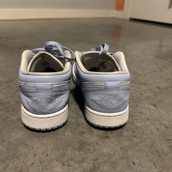 Light Blue Air Jordan 1s Low - Picture 4 of 5